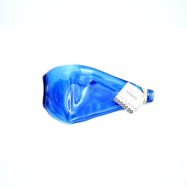 Μπλε Βάση Κεριού από Ανακυκλωμένο Μπουκάλι