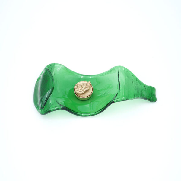 Πράσινη Βάση Κεριού από Ανακυκλωμένο Μπουκάλι