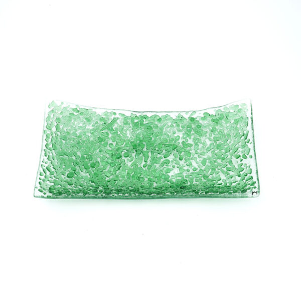 Πράσινο Πιάτο με Ψηφιδωτό από Ανακυκλωμένο Μπουκάλι