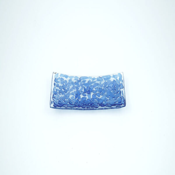 Μπλε Πιάτο με Ψηφιδωτό από Ανακυκλωμένο Μπουκάλι