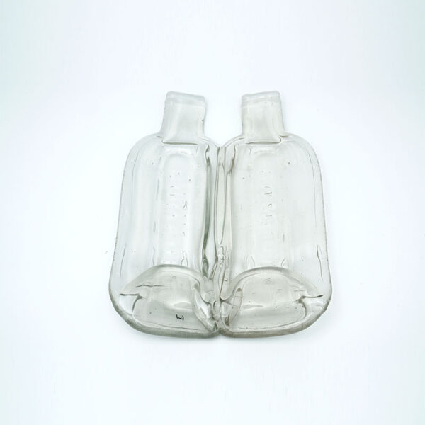 Βάση Κρασιών Διαφανής Διπλή από Ανακυκλωμένο Μπουκάλι